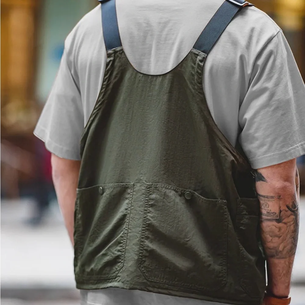 Black Men's Oversized Tote Bag - Minimal Everyday Carry